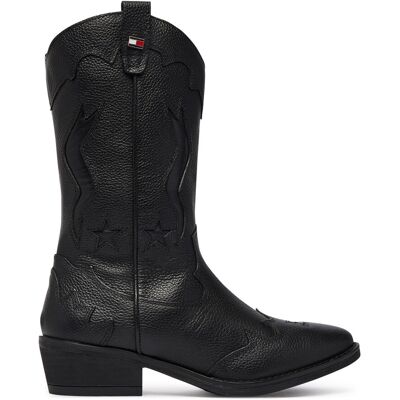 Cowboystiefel Tommy Hilfiger T3A6-35193-0036 Schwarz 37 female Cowboystiefel Tommy Hilfiger T3A6-35193-0036 Schwarz 37 female