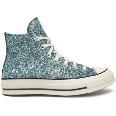 Sneakers aus Stoff Converse Chuck 70 Glitter Hi A10097C 486 Blau 40 female Sneakers aus Stoff Converse Chuck 70 Glitter Hi A10097C 486 Blau 40 female