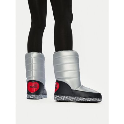 Schneeschuhe LOVE MOSCHINO JA24162G1HIT590B Silberfarben 37_38 female Schneeschuhe LOVE MOSCHINO JA24162G1HIT590B Silberfarben 37_38 female