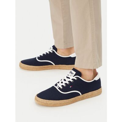 Espadrilles Tommy Hilfiger Th Hi Vulc Core Jutte Canvas FM0FM05872 Dunkelblau 42 male Espadrilles Tommy Hilfiger Th Hi Vulc Core Jutte Canvas FM0FM05872 Dunkelblau 42 male