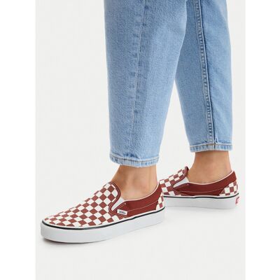 Sneakers aus Stoff Vans Classic Slip-On VN000DAHFSB1 Dunkelrot 36_5 unisex Sneakers aus Stoff Vans Classic Slip-On VN000DAHFSB1 Dunkelrot 36_5 unisex