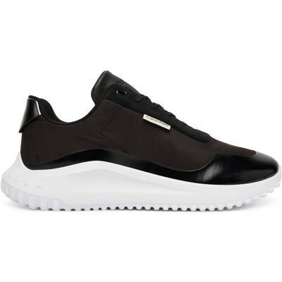 Sneakers Calvin Klein Eva Runner Lace Up Mat Mix YW0YW02016 Schwarz 35 female Sneakers Calvin Klein Eva Runner Lace Up Mat Mix YW0YW02016 Schwarz 35 female