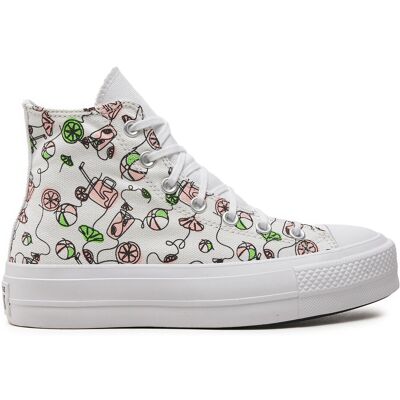 Sneakers aus Stoff Converse Chuck Taylor All Star Lift Platform Pink Lemonade A07561C Weiß 39_5 female Sneakers aus Stoff Converse Chuck Taylor All Star Lift Platform Pink Lemonade A07561C Weiß 39_5 female