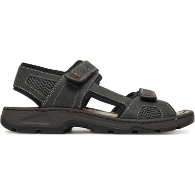 Sandalen Rieker 26156-47 Grau 44 male Sandalen Rieker 26156-47 Grau 44 male