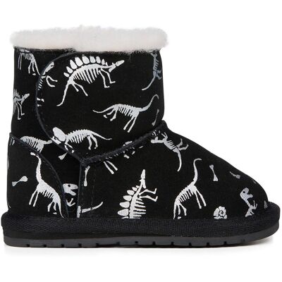 Schneeschuhe EMU Australia Toddle Reflective Dino B12966 Schwarz 6_12 unisex Schneeschuhe EMU Australia Toddle Reflective Dino B12966 Schwarz 6_12 unisex