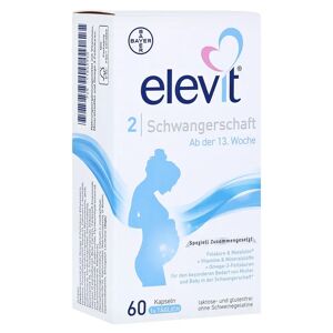 Bayer Vital GmbH Geschäftsbereich Selbstmedikation ELEVIT 2 Schwangerschaft Weichkapseln 60 Stück