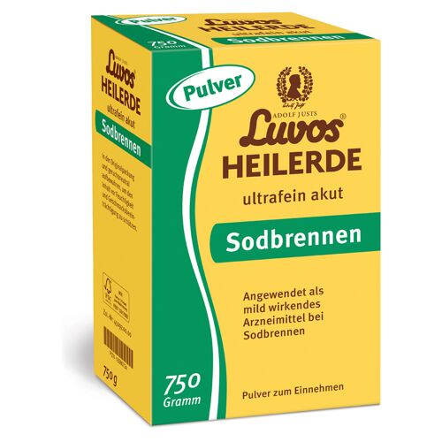Heilerde-Gesellschaft Luvos Just GmbH & Co. KG Luvos Heilerde ultrafein akut Sodbrennen Pulver 750 Gramm