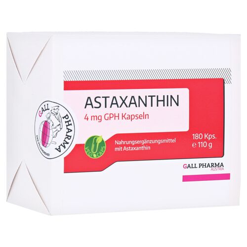 Hecht Pharma GmbH ASTAXANTHIN 4 mg GPH Kapseln 180 Stück