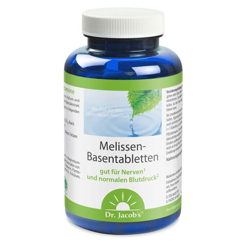 Dr. Jacobs Medical GmbH Dr. Jacob’s Melissen-Basentabletten B-Vitamine Mineralstoffe 250 Stück