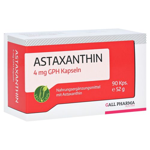 Hecht Pharma GmbH ASTAXANTHIN 4 mg GPH Kapseln 90 Stück