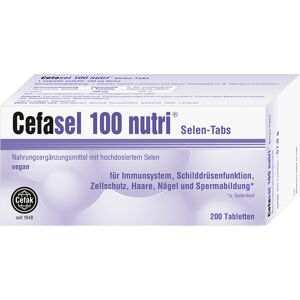 Cefak KG Cefasel 100 Nutri Selen-Tabs 200 Stück