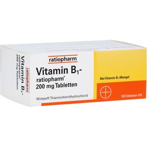 ratiopharm GmbH Vitamin B1-ratiopharm 200mg Tabletten 100 Stück