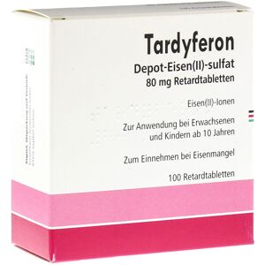 EurimPharm Arzneimittel GmbH Tardyferon Depot-Eisen(II)-sulfat 80mg Retard-Tabletten 100 Stück