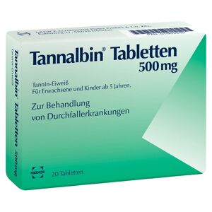 Medice Arzneimittel Pütter GmbH & Co. KG Tannalbin Tabletten 20 Stück