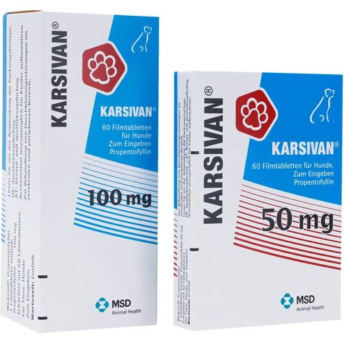 Intervet Deutschland GmbH KARSIVAN 100 mg für Hunde 60 Stück