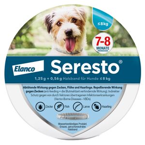 Elanco Deutschland GmbH SERESTO 1,25g + 0,56g Halsband für Hunde bis 8kg 1 Stück