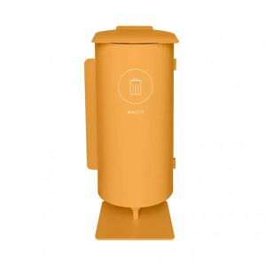 TreCe Mülltrennungs-Behälter Birdie - Einzeln, Ausführung Waste - 63 L, Farbe Safran