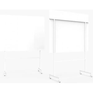 Lintex Mobile Glastafel Mono Mobile, Farbe Pure 130 - Weiß, Ausführung Klassisches Glas, Größe B150,7 x H196 cm