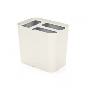 TreCe Mülltrennungs-Behälter Hold, Ausführung Organic, Paper & Plastic, Farbe Strahlendweiß