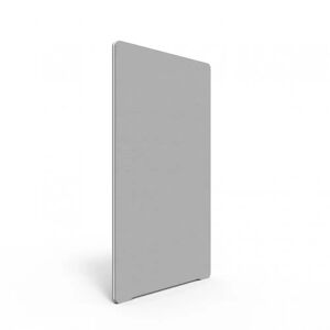 Lintex Stellwand Edge, Farbe Oscar YA307 - Grau, Größe B120 x H165 cm, Leistenfarbe Weiß