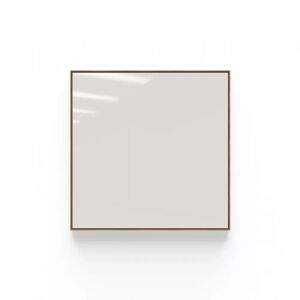 Lintex Glastafel Area - Glänzende/matte Oberfläche, Farbe Soft 150 - Beige, Ausführung Blankes Klarglas, Größe B102,8 x H102,8 cm