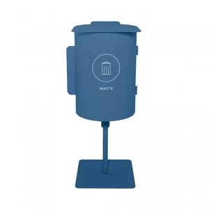 TreCe Mülltrennungs-Behälter Birdie - Einzeln, Ausführung Waste - 43 L, Farbe Brillantes Blau