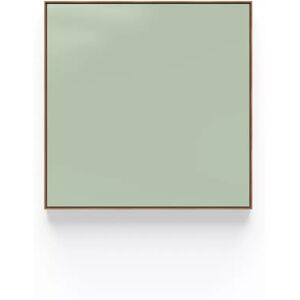 Lintex Glastafel Area - Glänzende/matte Oberfläche, Farbe Fair 550 - Grün, Ausführung Mattes Seiden-Glas, Größe B102,8 x H102,8 cm