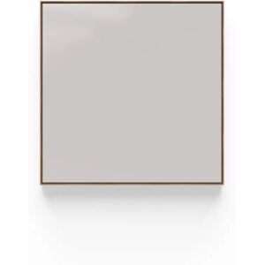 Lintex Glastafel Area - Glänzende/matte Oberfläche, Farbe Shy 120 - Grau-beige, Ausführung Mattes Seiden-Glas, Größe B102,8 x H102,8 cm