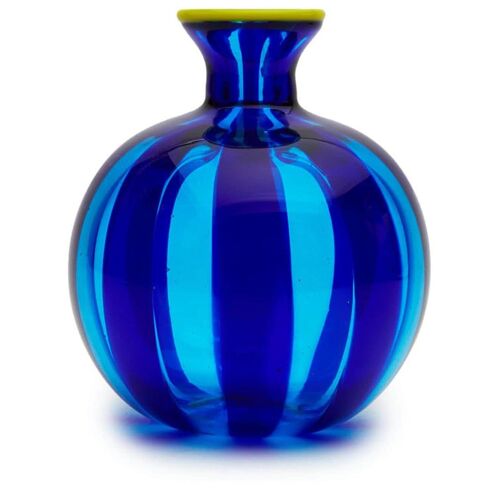 La DoubleJ Mini Ciccio Vase aus Glas - Blau Einheitsgröße Unisex