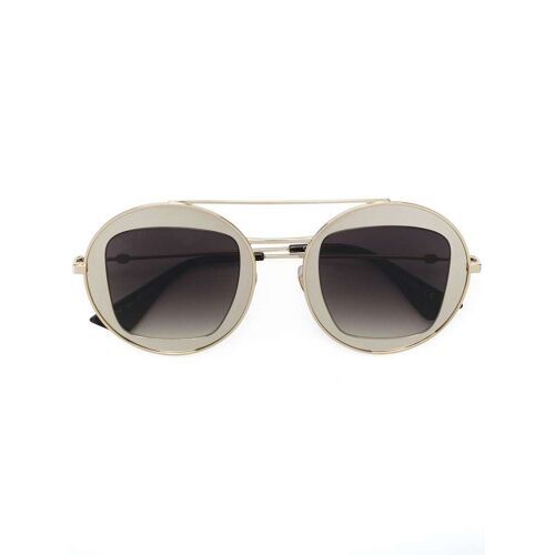 Gucci Eyewear Sonnenbrille mit eckigen Gläsern – Braun 47 Female