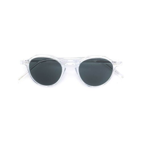 Lesca Runde Sonnenbrille – Nude 45 Unisex