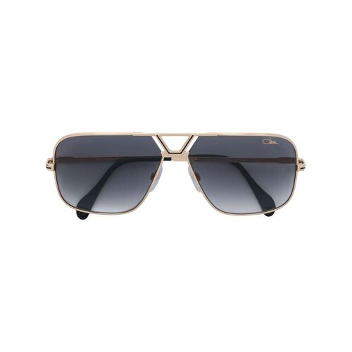Cazal Sonnenbrille mit eckigen Gläsern – Metallisch 61 Male