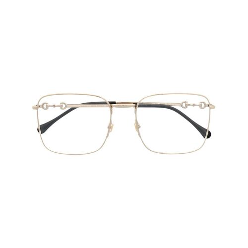 Gucci Eyewear Eckige Sonnenbrille – Gold 57 Female