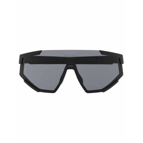 Prada Eyewear Sonnenbrille mit durchgehendem Glas – Schwarz Einheitsgröße Male