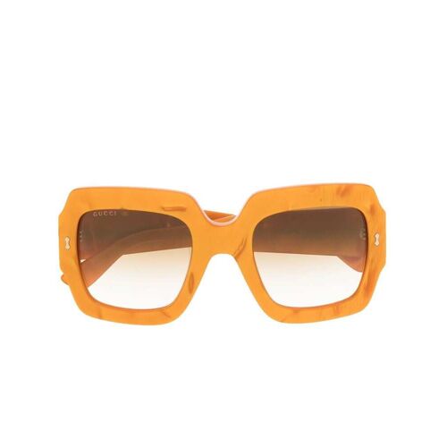Gucci Eyewear Oversized-Sonnenbrille mit Logo – Orange 53 Female