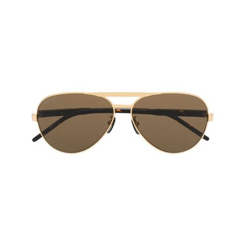 Gucci Eyewear GG1163S Pilotenbrille – Gold 60 Male