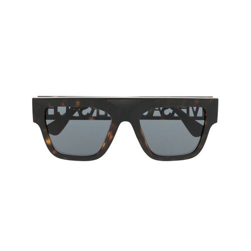 Versace Eyewear Eckige Sonnenbrille mit Logo – 10887 Einheitsgröße Male