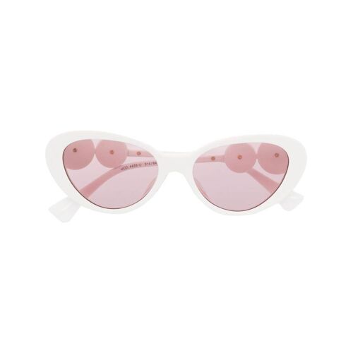 Versace Eyewear Sonnenbrille mit Cat-Eye-Gestell – Weiß 54 Female