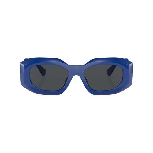Versace Eyewear Sonnenbrille mit geometrischem Gestell – Blau 54/53 Unisex