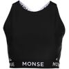 Monse Sportoberteil mit Logo-Print - Schwarz S/M Female