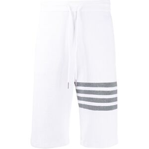 Thom Browne Joggingshorts mit Streifen - Weiß 5/0/1/3/4 Male