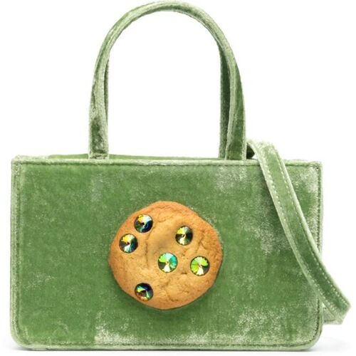 Puppets and Puppets Kleine Cookie Handtasche - Grün Einheitsgröße Female