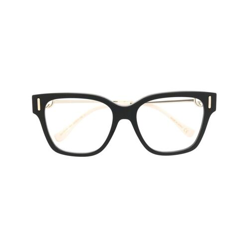 Gucci Eyewear Eckige Brille mit GG-Logo – Schwarz 55 Female