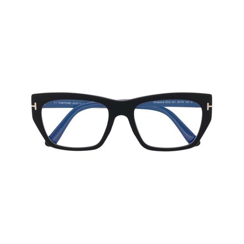 TOM FORD Eyewear Brille mit Cat-Eye-Gestell – Schwarz 53 Unisex