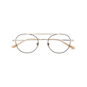 Calvin Klein Klassische Pilotenbrille - Metallisch 50 Unisex