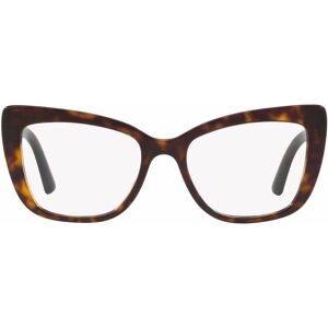 Dolce & Gabbana Eyewear Cat-Eye-Brille in Schildpattoptik - Weiß 53 Female