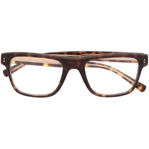 Dolce & Gabbana Eyewear Eckige Brille in Schildpattoptik - Braun 53 Male