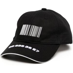 VTMNTS Baseballkappe mit Barcode-Print - Schwarz Einheitsgröße Male