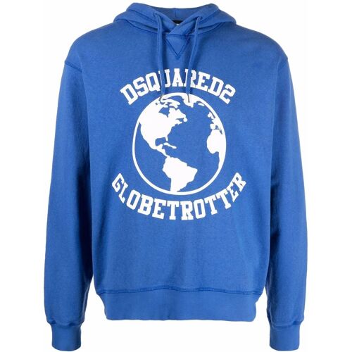 Dsquared2 Globetrotter Hoodie - Blau S/M/L/XL Male