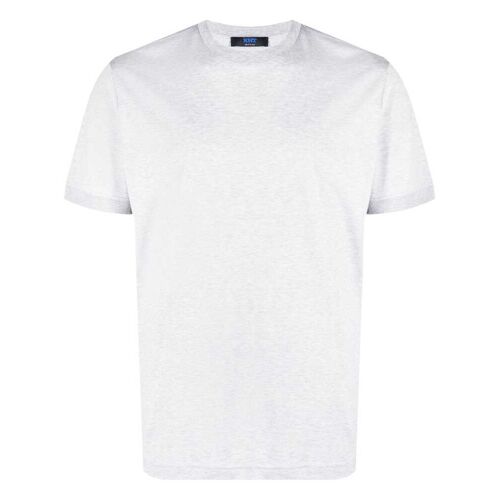 Kiton T-Shirt mit gummiertem Logo - Grau M/XXL Male